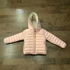 SAVE THE DUCK Girls Light Pink Coat size 4T (fits like 3T)